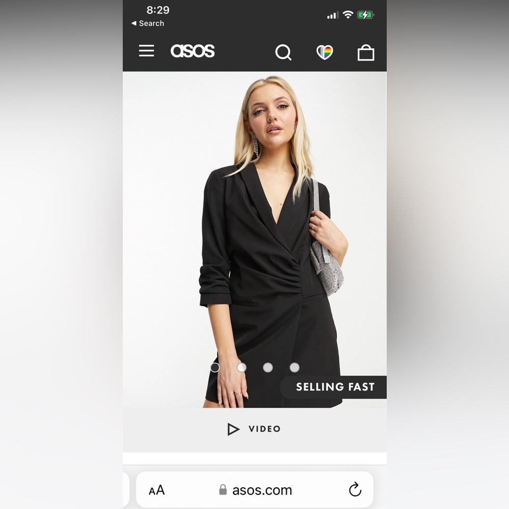 110 CAD | Blazer Dress | Black | Size US 10